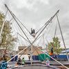 Bungeetrampoline + 2 begeleiders